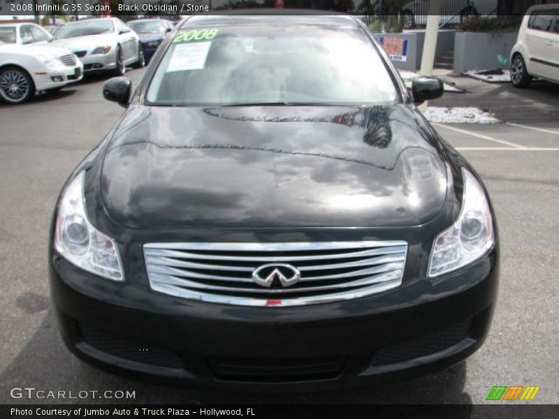 Black Obsidian / Stone 2008 Infiniti G 35 Sedan