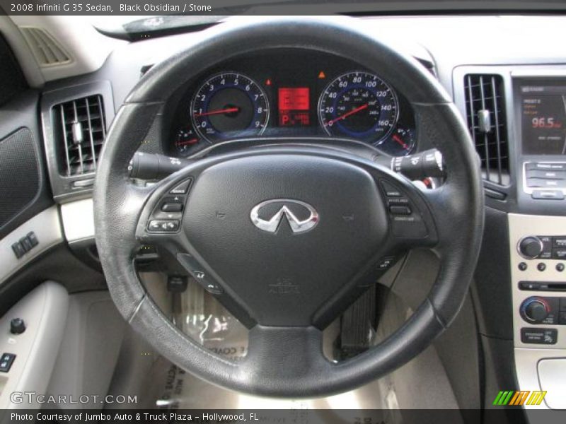 Black Obsidian / Stone 2008 Infiniti G 35 Sedan