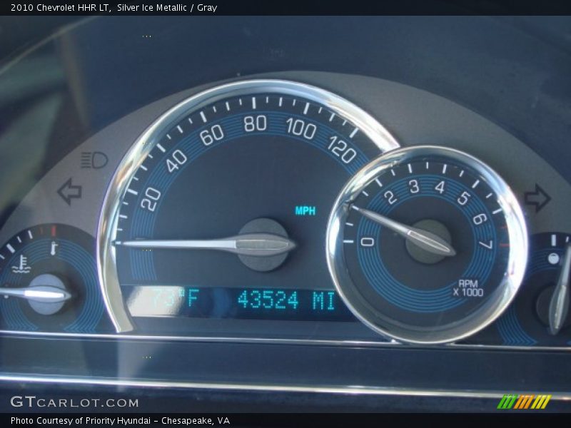 Silver Ice Metallic / Gray 2010 Chevrolet HHR LT