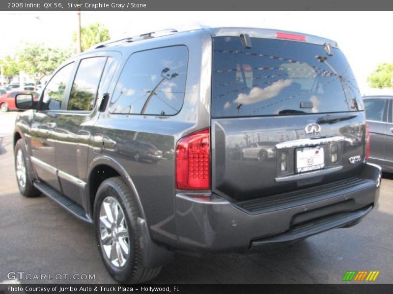 Silver Graphite Gray / Stone 2008 Infiniti QX 56
