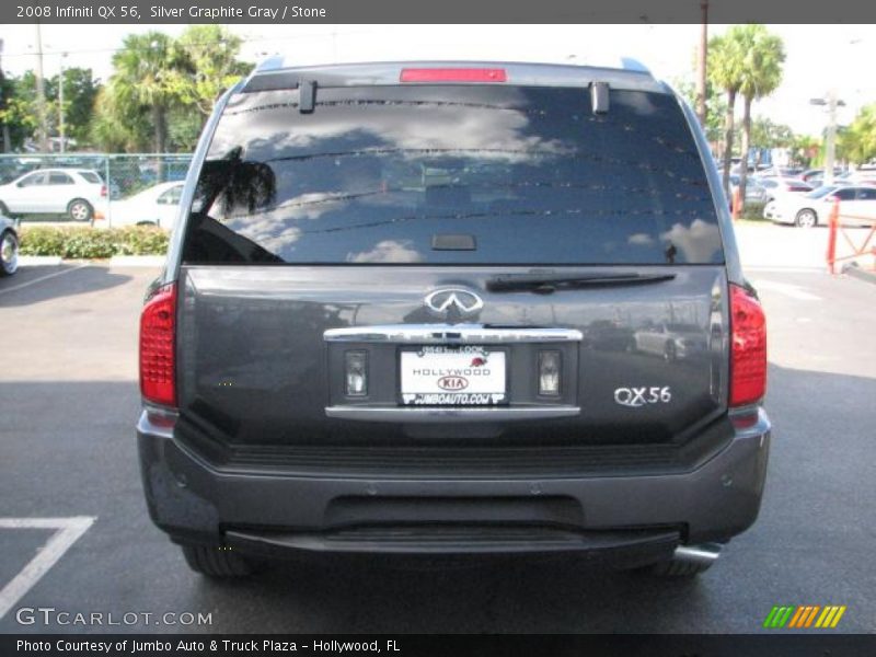 Silver Graphite Gray / Stone 2008 Infiniti QX 56