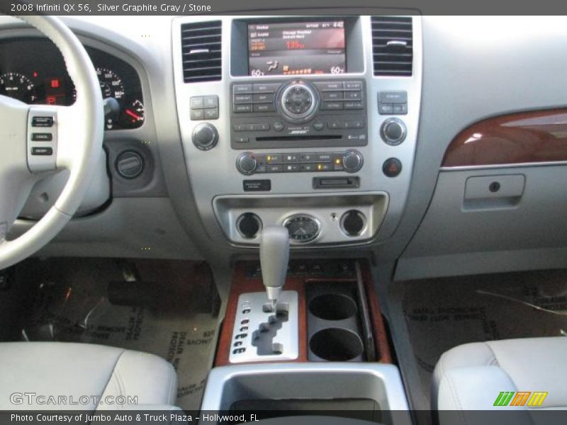 Silver Graphite Gray / Stone 2008 Infiniti QX 56