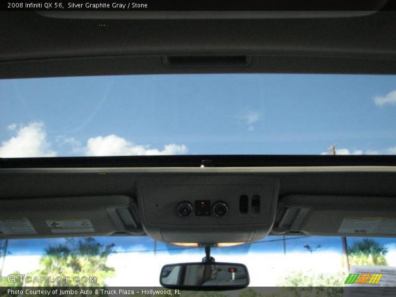 Silver Graphite Gray / Stone 2008 Infiniti QX 56