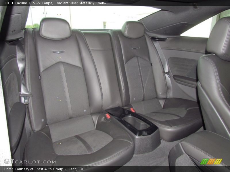 Radiant Silver Metallic / Ebony 2011 Cadillac CTS -V Coupe