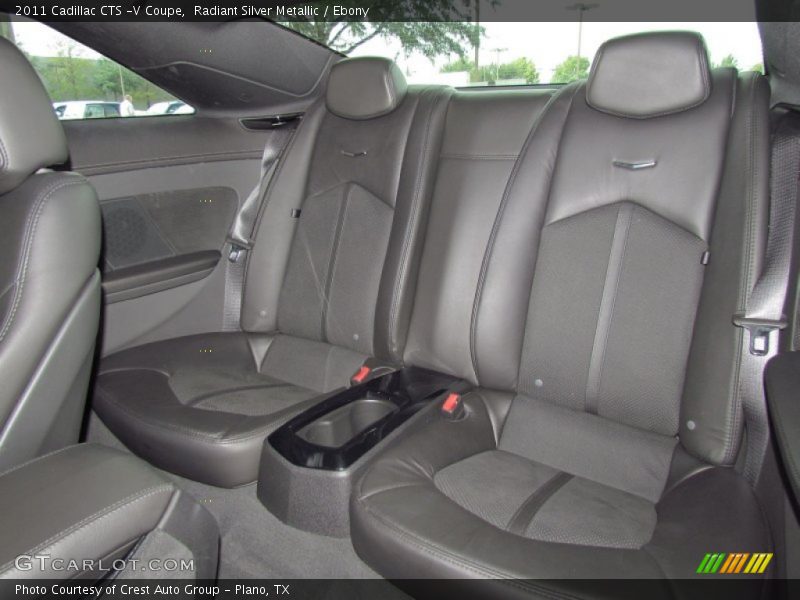 Radiant Silver Metallic / Ebony 2011 Cadillac CTS -V Coupe
