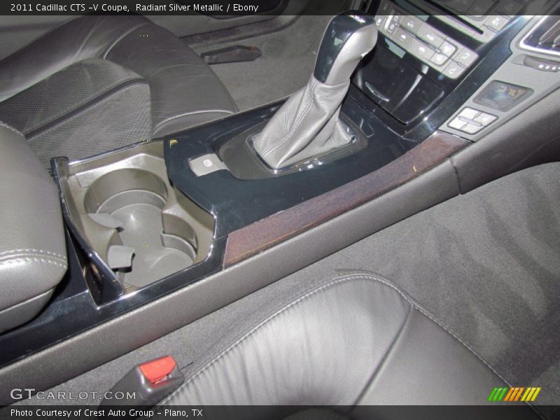 Radiant Silver Metallic / Ebony 2011 Cadillac CTS -V Coupe