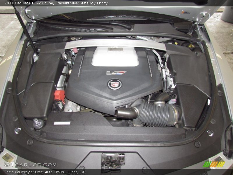 Radiant Silver Metallic / Ebony 2011 Cadillac CTS -V Coupe