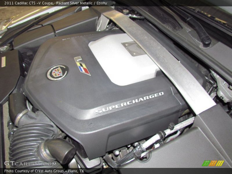 Radiant Silver Metallic / Ebony 2011 Cadillac CTS -V Coupe