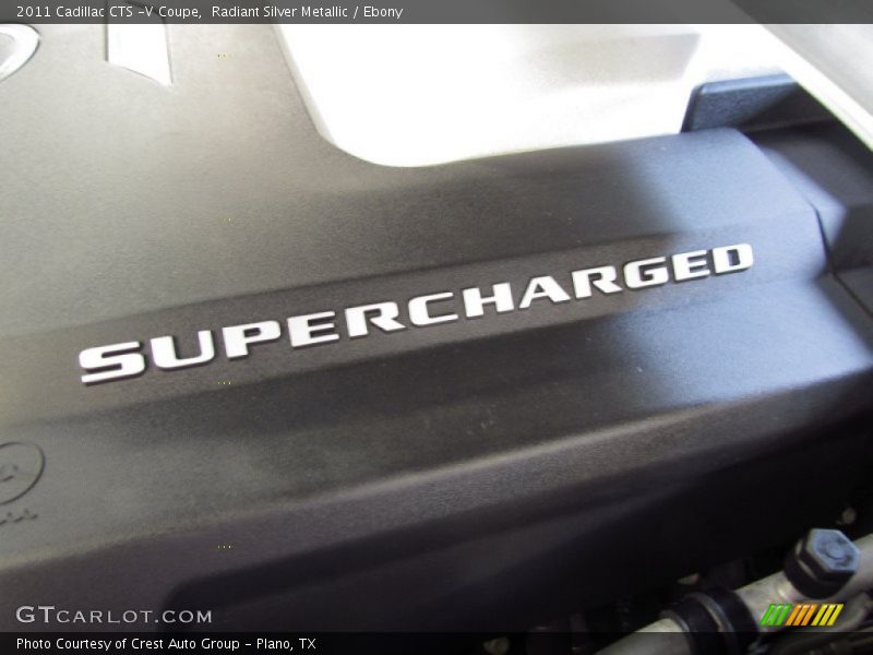 Radiant Silver Metallic / Ebony 2011 Cadillac CTS -V Coupe