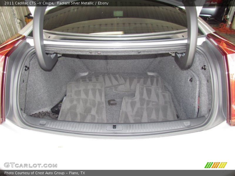 Radiant Silver Metallic / Ebony 2011 Cadillac CTS -V Coupe
