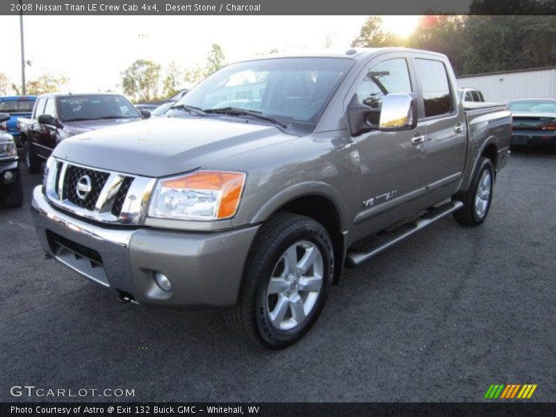 Desert Stone / Charcoal 2008 Nissan Titan LE Crew Cab 4x4