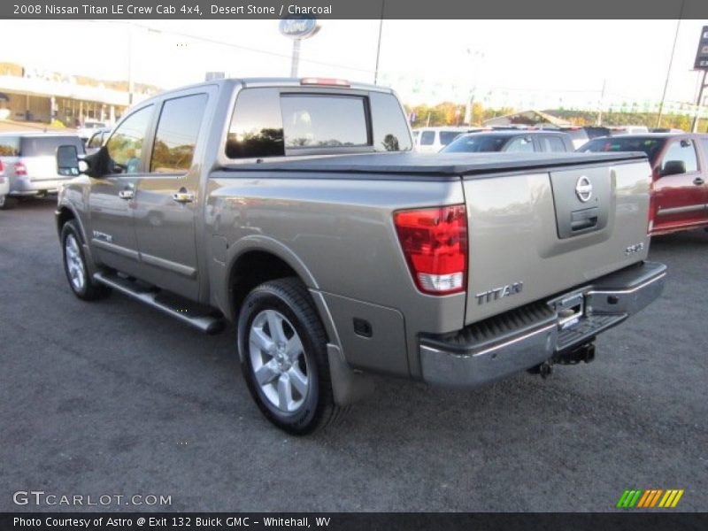 Desert Stone / Charcoal 2008 Nissan Titan LE Crew Cab 4x4