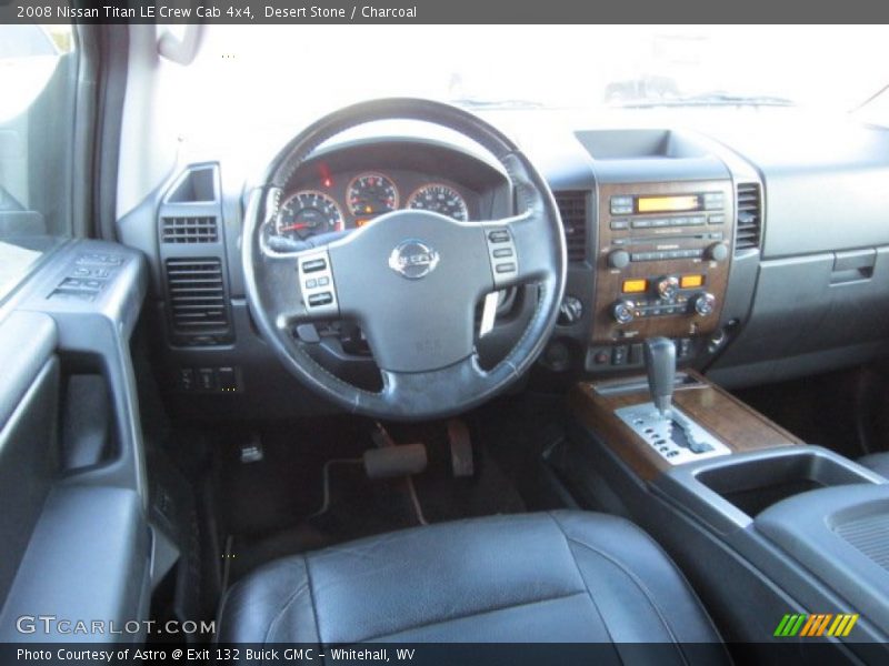 Desert Stone / Charcoal 2008 Nissan Titan LE Crew Cab 4x4