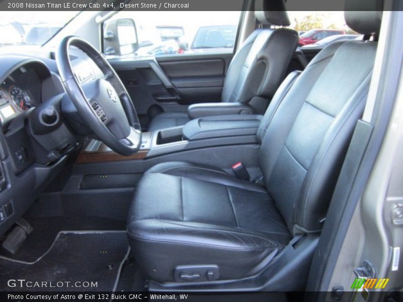 Desert Stone / Charcoal 2008 Nissan Titan LE Crew Cab 4x4