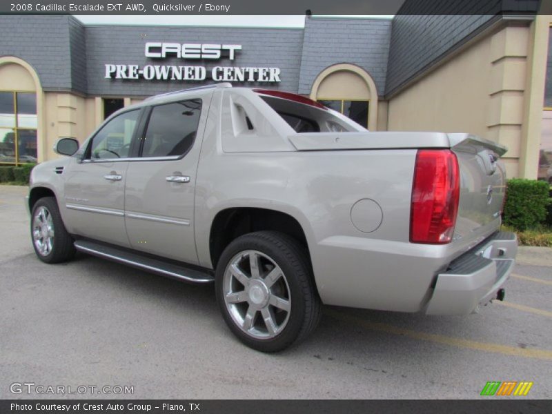 Quicksilver / Ebony 2008 Cadillac Escalade EXT AWD