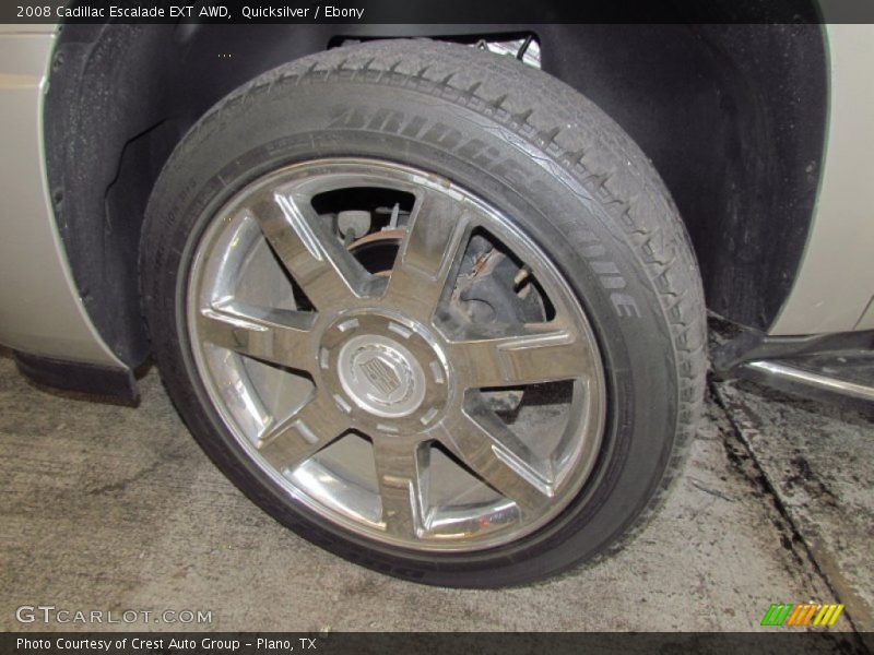 Quicksilver / Ebony 2008 Cadillac Escalade EXT AWD