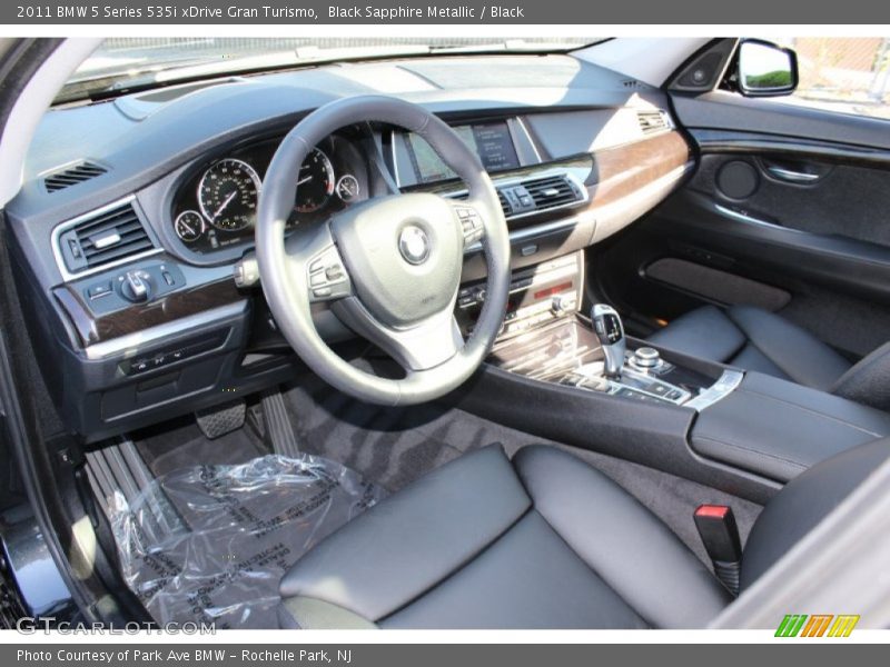 Black Interior - 2011 5 Series 535i xDrive Gran Turismo 