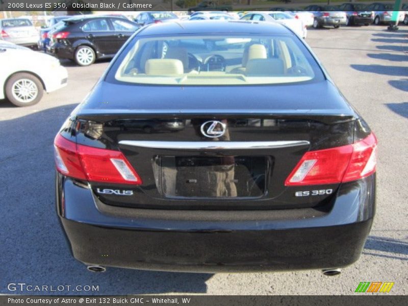Obsidian Black / Cashmere 2008 Lexus ES 350