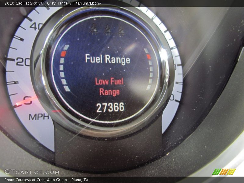 Gray Flannel / Titanium/Ebony 2010 Cadillac SRX V6