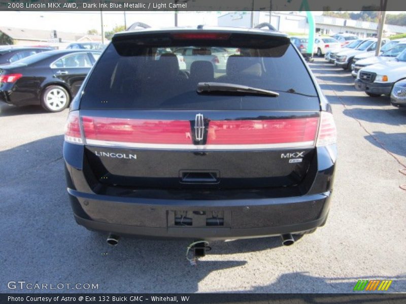 Dark Ink Blue Metallic / Light Camel 2008 Lincoln MKX AWD