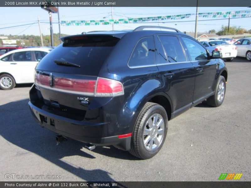 Dark Ink Blue Metallic / Light Camel 2008 Lincoln MKX AWD