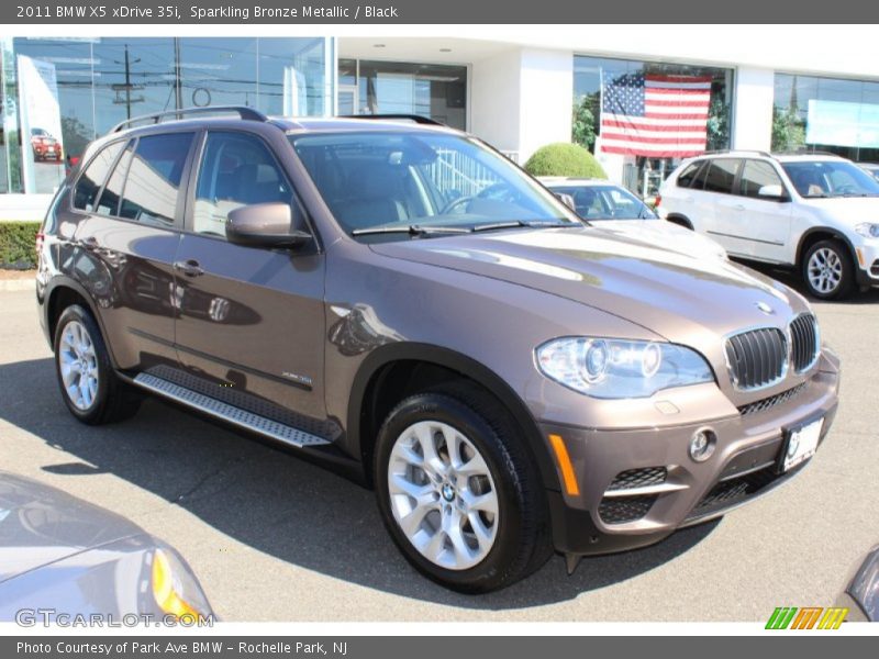 Sparkling Bronze Metallic / Black 2011 BMW X5 xDrive 35i