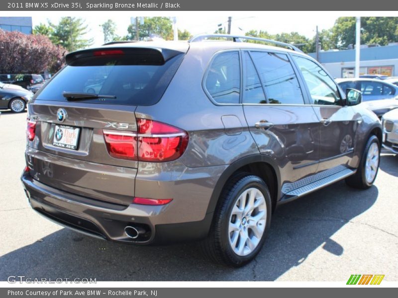 Sparkling Bronze Metallic / Black 2011 BMW X5 xDrive 35i