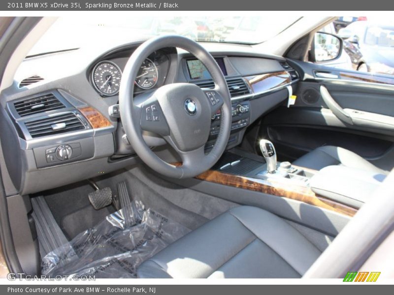Sparkling Bronze Metallic / Black 2011 BMW X5 xDrive 35i