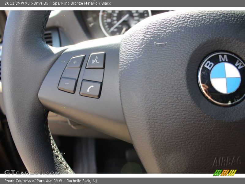 Sparkling Bronze Metallic / Black 2011 BMW X5 xDrive 35i