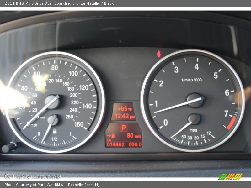 Sparkling Bronze Metallic / Black 2011 BMW X5 xDrive 35i