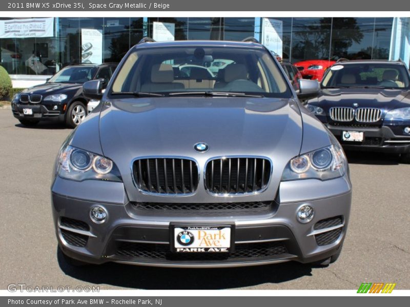Space Gray Metallic / Beige 2011 BMW X5 xDrive 35i