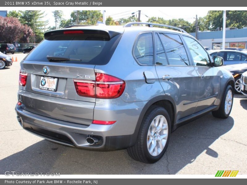 Space Gray Metallic / Beige 2011 BMW X5 xDrive 35i
