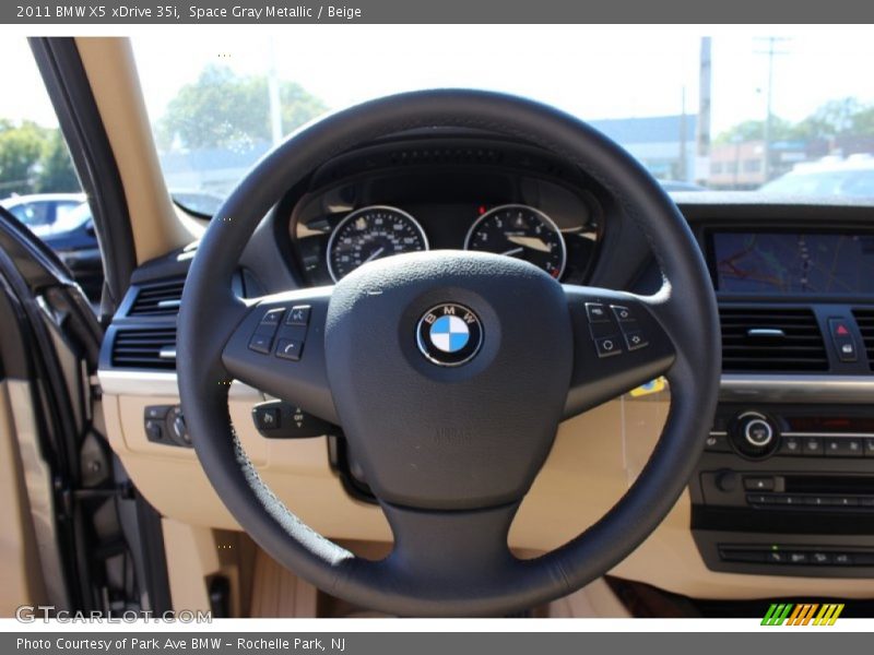 Space Gray Metallic / Beige 2011 BMW X5 xDrive 35i