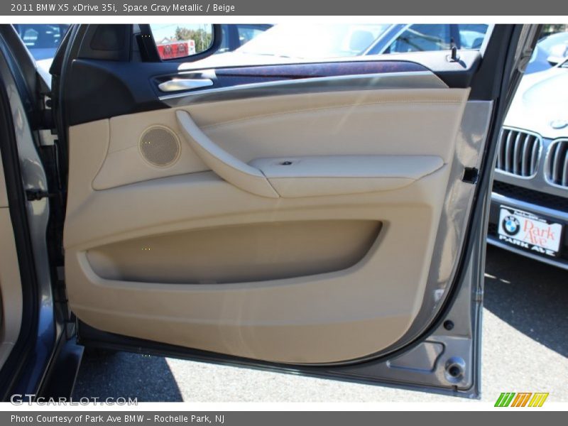 Space Gray Metallic / Beige 2011 BMW X5 xDrive 35i