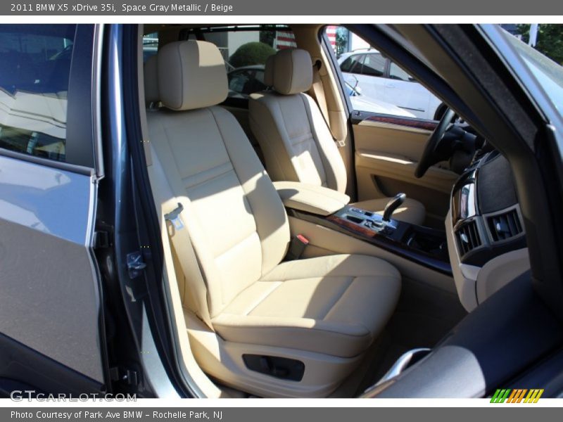 Space Gray Metallic / Beige 2011 BMW X5 xDrive 35i