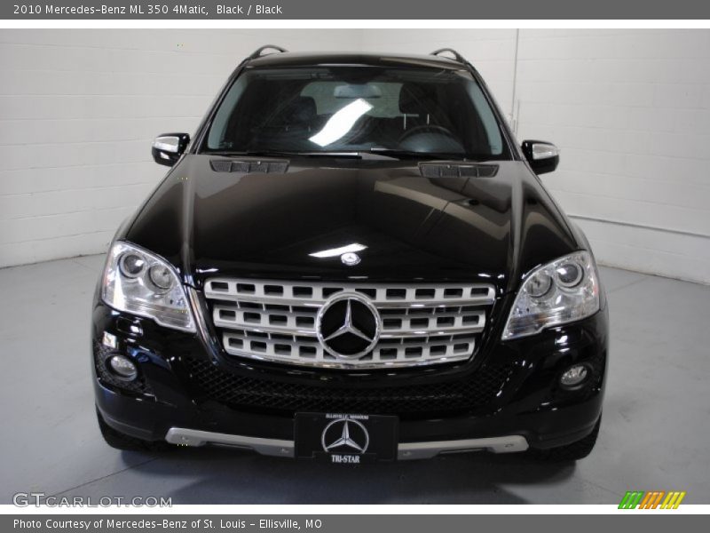 Black / Black 2010 Mercedes-Benz ML 350 4Matic
