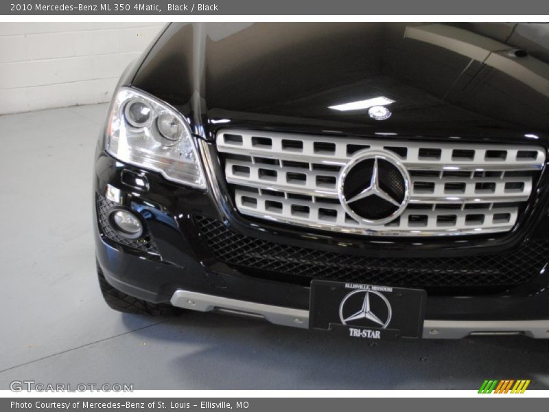 Black / Black 2010 Mercedes-Benz ML 350 4Matic