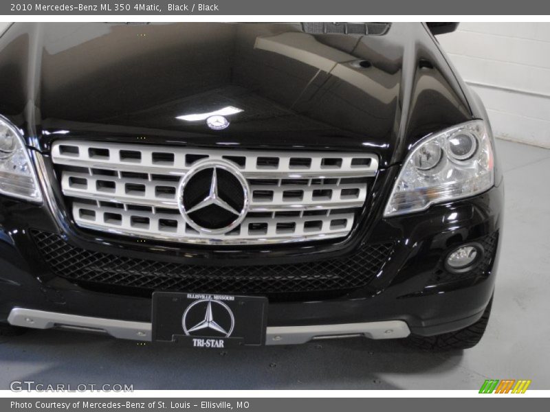 Black / Black 2010 Mercedes-Benz ML 350 4Matic