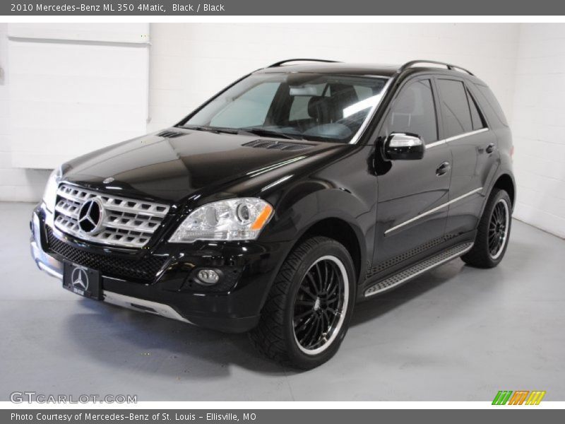 Black / Black 2010 Mercedes-Benz ML 350 4Matic
