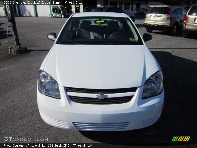 Summit White / Gray 2009 Chevrolet Cobalt LS Coupe