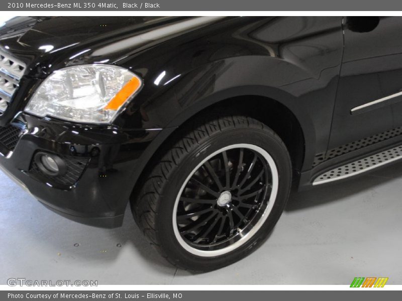 Black / Black 2010 Mercedes-Benz ML 350 4Matic