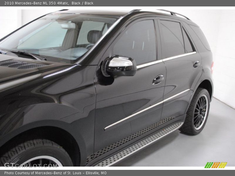 Black / Black 2010 Mercedes-Benz ML 350 4Matic