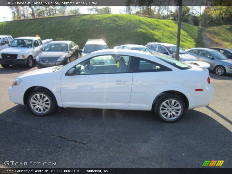 Summit White / Gray 2009 Chevrolet Cobalt LS Coupe