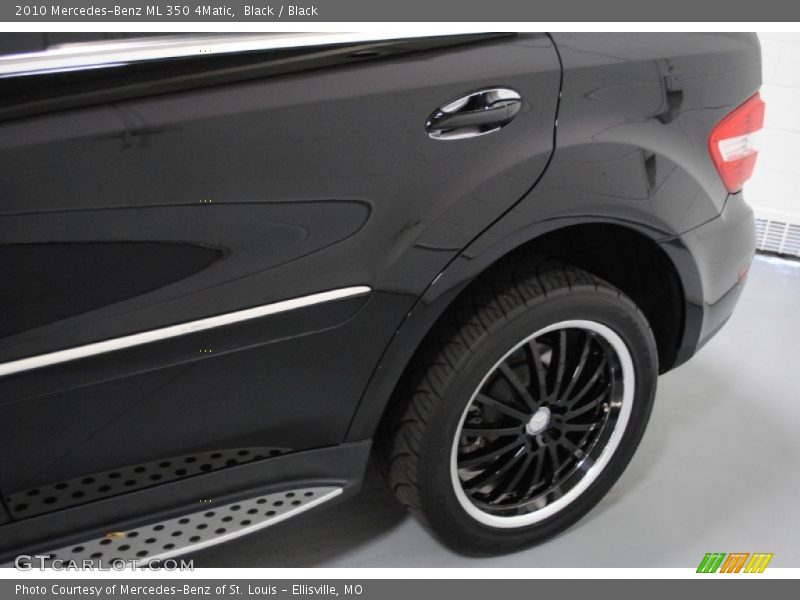 Black / Black 2010 Mercedes-Benz ML 350 4Matic