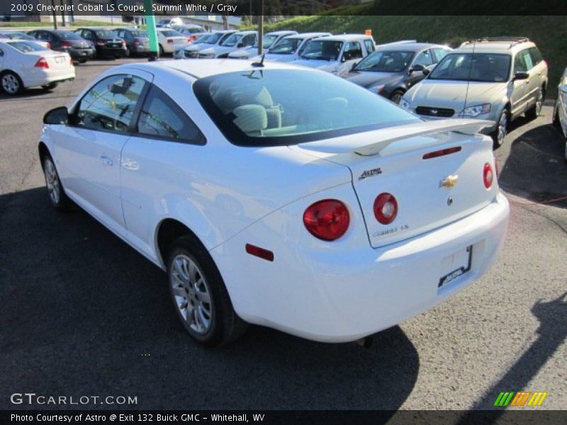 Summit White / Gray 2009 Chevrolet Cobalt LS Coupe