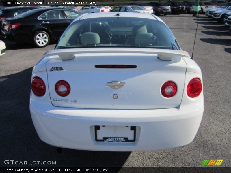 Summit White / Gray 2009 Chevrolet Cobalt LS Coupe
