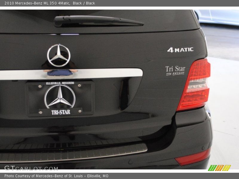 Black / Black 2010 Mercedes-Benz ML 350 4Matic