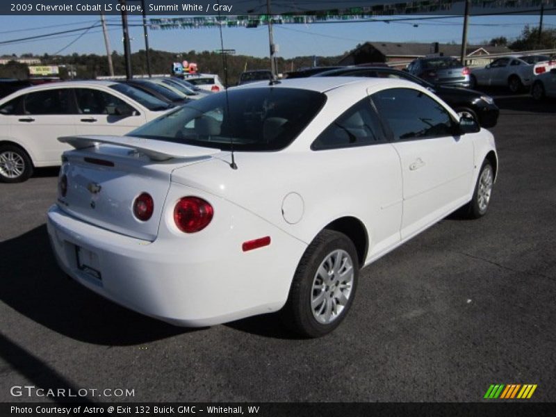 Summit White / Gray 2009 Chevrolet Cobalt LS Coupe