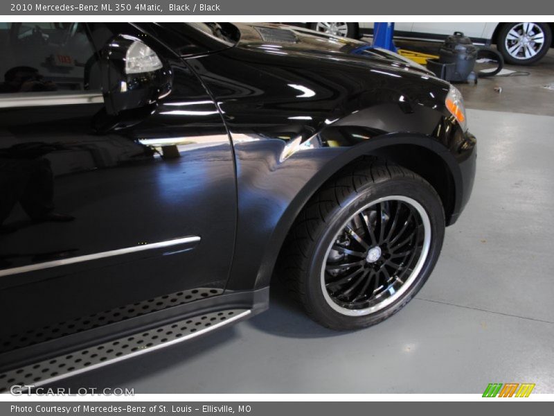 Black / Black 2010 Mercedes-Benz ML 350 4Matic