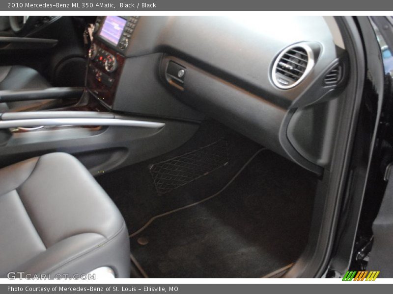 Black / Black 2010 Mercedes-Benz ML 350 4Matic